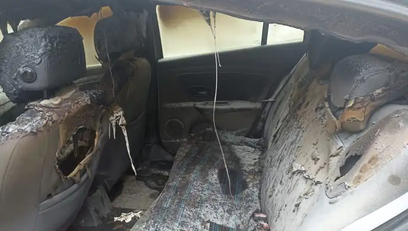 Esenyurt'ta Şok Eden Olay: İsteği Red Edilince Arabasını Yaktı!
