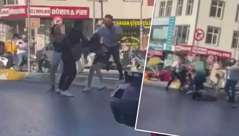 Esenyurt'ta Motosikletli İki Kadına Uygulanan Şiddet Olayı Şok Ettti