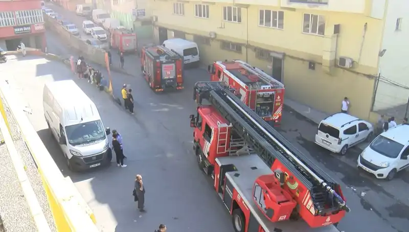 İstanbul’un Tekstil Atölyesinde Çıkan Yangın, Korku Dolu Anlar Yaşattı