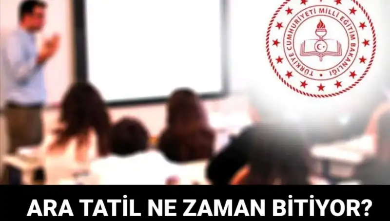 Ara Tatil Ne Zaman Bitiyor? MEB 2023-2024 Tatil Takvimi