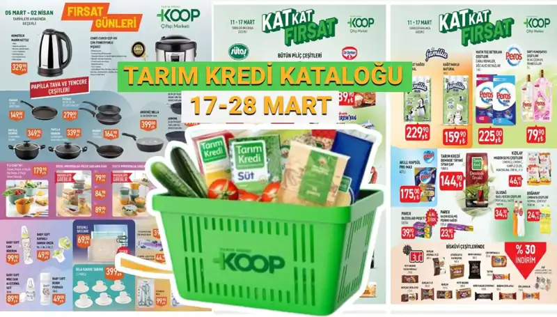 Tarım Kredi Kooperatif Marketlerinde Mart Ayına Özel İndirimler!