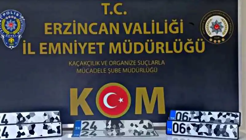 Erzincan'da Dikkat Çeken "APP Plaka" Operasyonu Gerçekleşti!