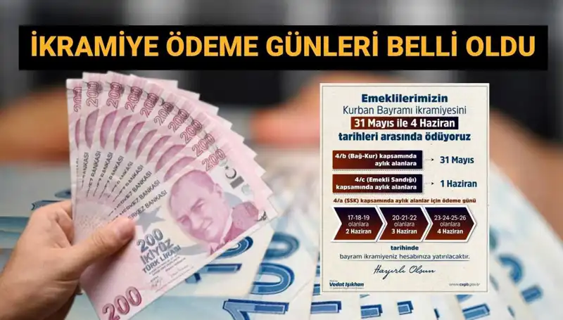 Emeklilerin Bayram İkramiyeleri İçin Tarihler Belli Oldu: 4 Bin TL Nereye Yatıyor?